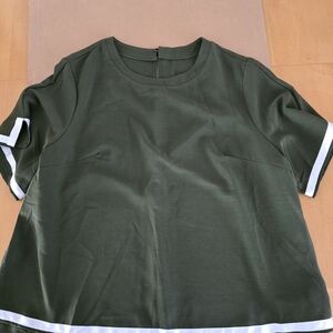 SHEIN Olive Green Top W/Capris Set